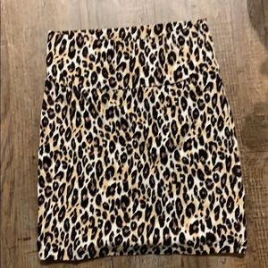 Cheetah pencil skirt